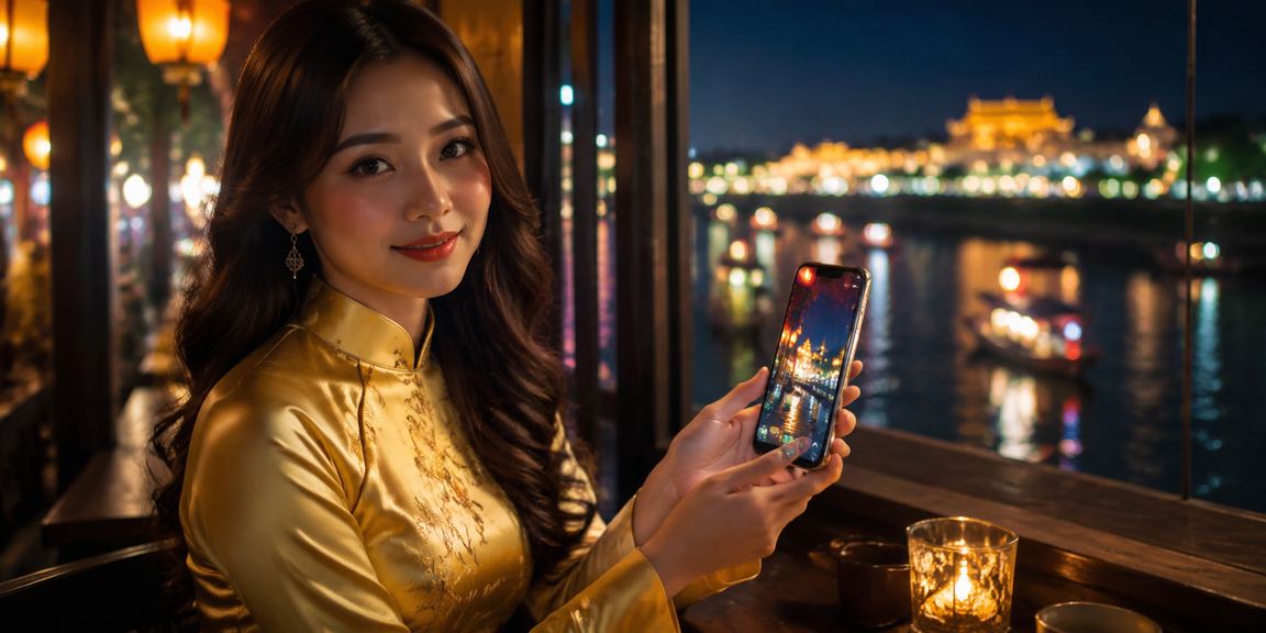 Khách chơi thưởng thức casino trên thiết bị di động tại Sài Gòn